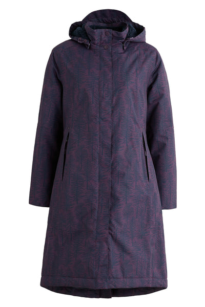 Seasalt Winter Parka Damen Janelle Birch Forest Loganberry