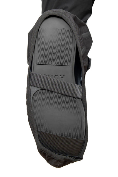 Bike boots Hello Rain zwart – open zool met elastisch onderspan