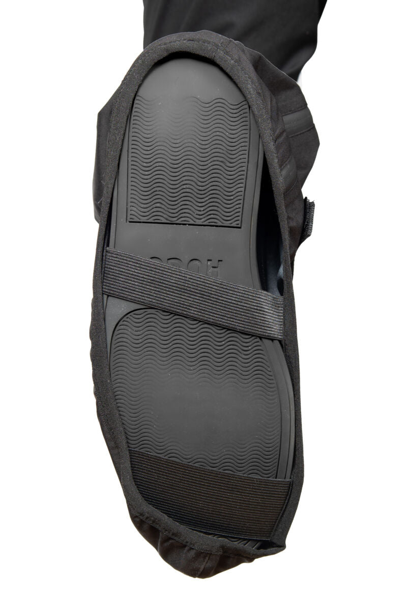 Bike boots Hello Rain zwart – open zool met elastisch onderspan