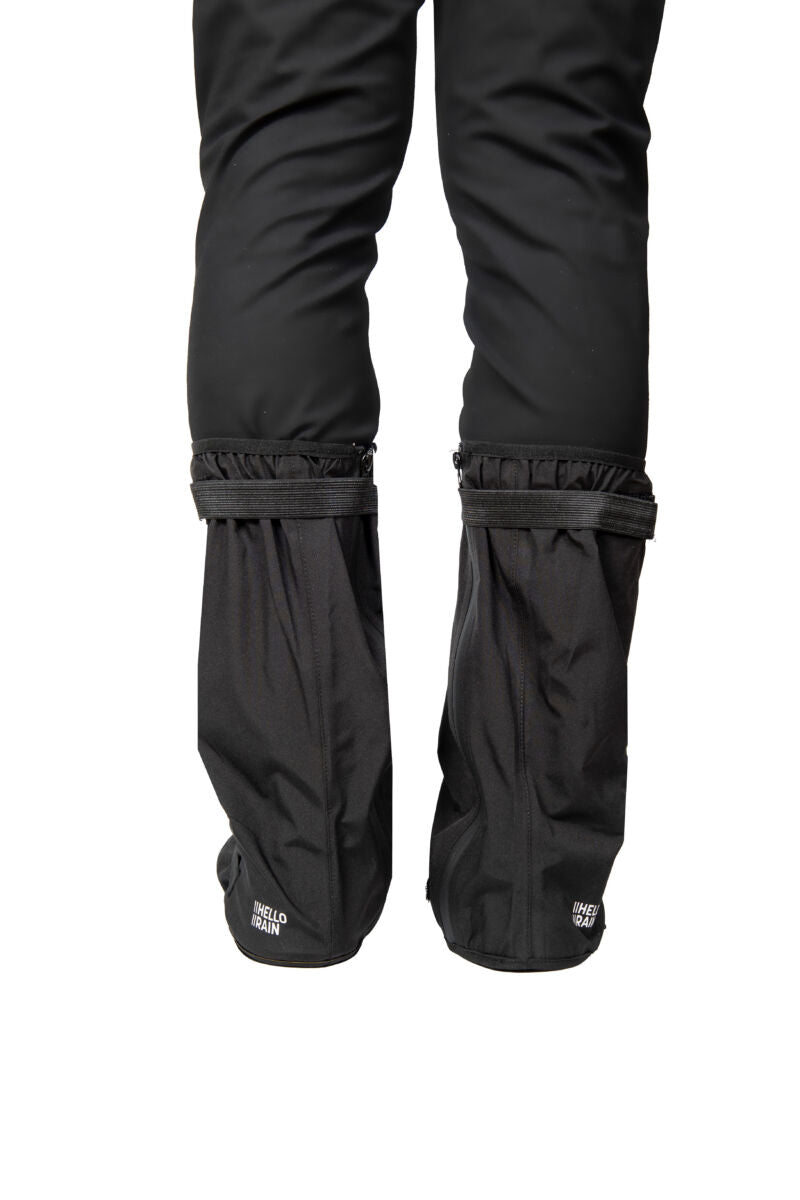 Bike boots Hello Rain zwart – waterdichte zijrits