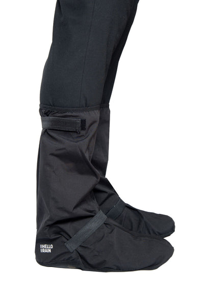 Bike boots Hello Rain zwart – zijaanzicht