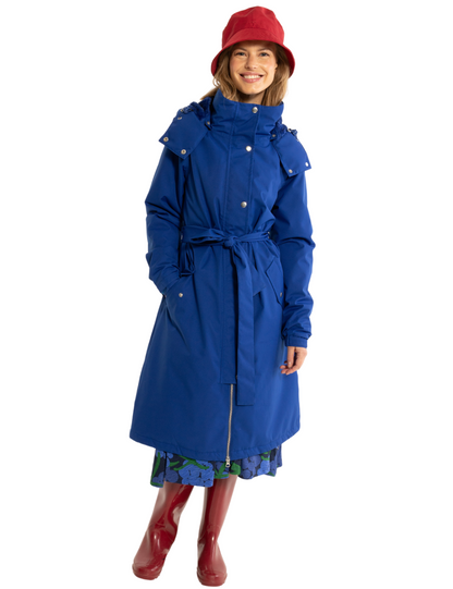 Danefae Winter Raincoat Ladies Danebornholm Steel Blue 