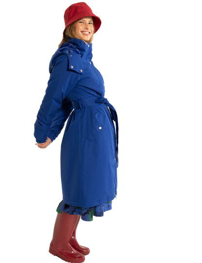 Danefae Winter Raincoat Ladies Danebornholm Steel Blue 