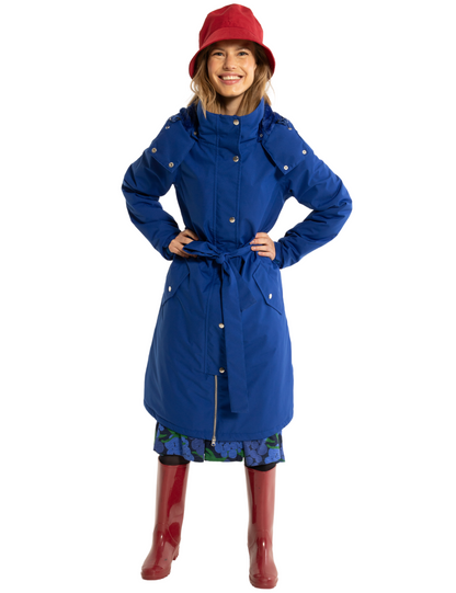 Danefae Winter Raincoat Ladies Danebornholm Steel Blue 