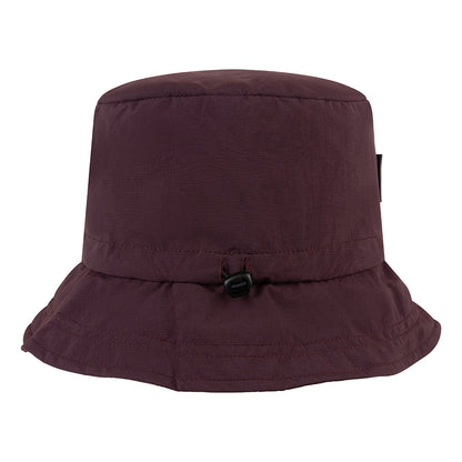 Happy Rainy Days rain hat foldable dark red