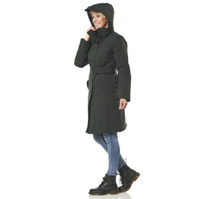 Calcary-darkgreen-zij-capuchon
