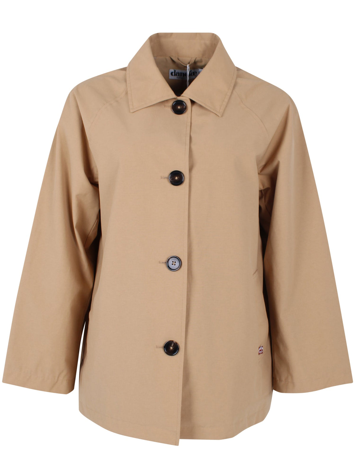 Danefæ Danebusiness Midseason Jacket beige, productfoto voorzijde