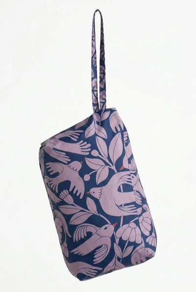 Danefæ Danepackit opvouwbare regenponcho navy Birdieup – productfoto 7