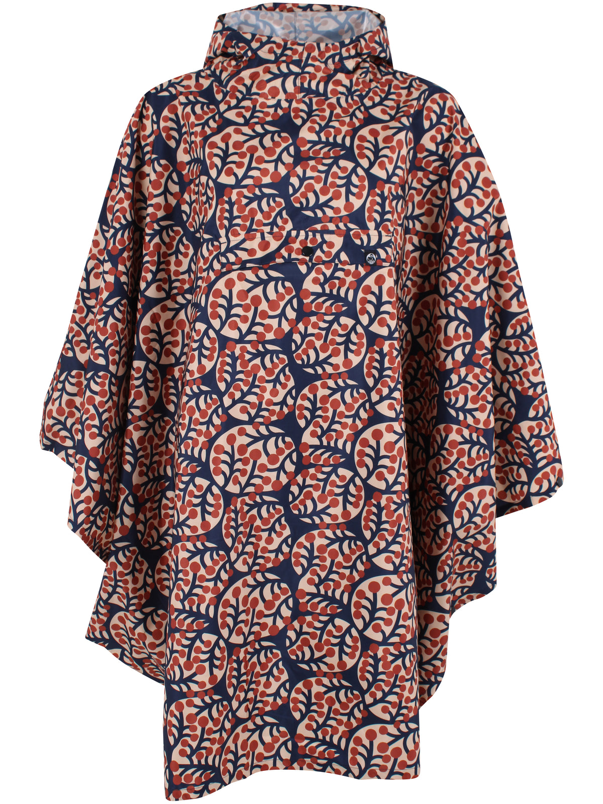 Danefæ Danepackit opvouwbare regenponcho navy Macro Micro – productfoto 10