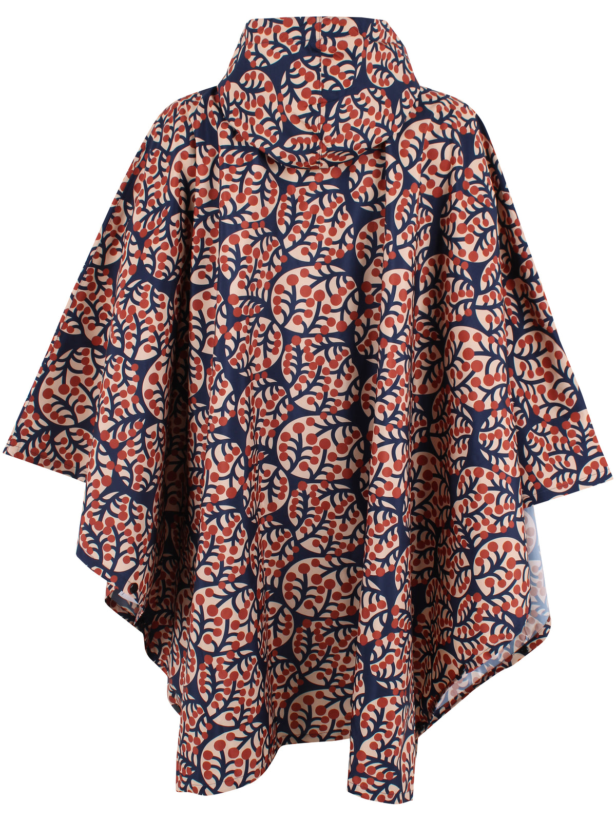 Danefæ Danepackit opvouwbare regenponcho navy Macro Micro – productfoto 11