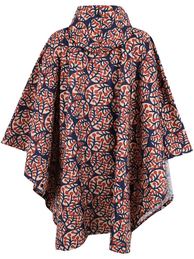 Danefæ Danepackit opvouwbare regenponcho navy Macro Micro – productfoto 11