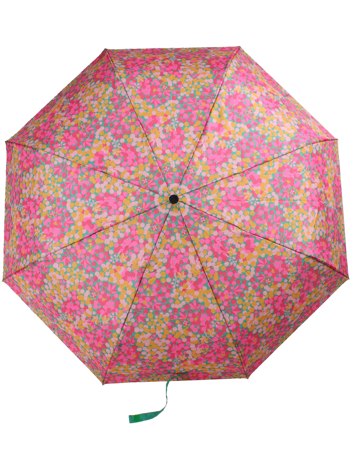 Danefae opvouwbare automatische paraplu Pink Berrygood, geopend