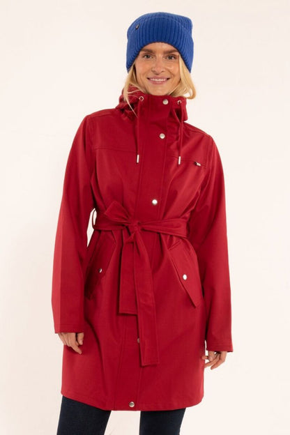 Danefae-Regenjas-Dames-Danerainlover-Rood-modelvoor