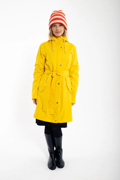 Danefae Regenmantel Damen Danerainlover Dark Yellow