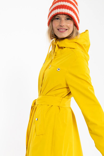 Danefae Regenmantel Damen Danerainlover Dark Yellow