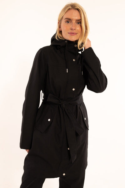 Danefae Regenmantel Damen Danerainlover Schwarz
