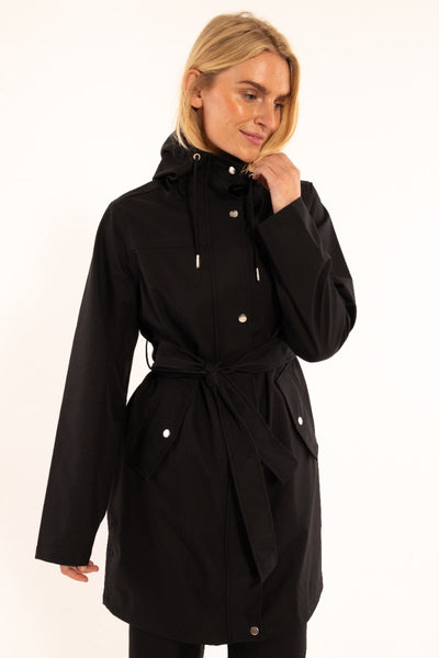 Danefae Regenmantel Damen Danerainlover Schwarz