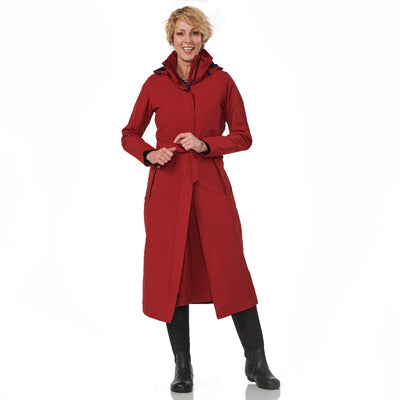 extralangeregenjas-dames-donkerrood-model