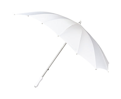 Falcone hartvormige paraplu wit, productdetail 4