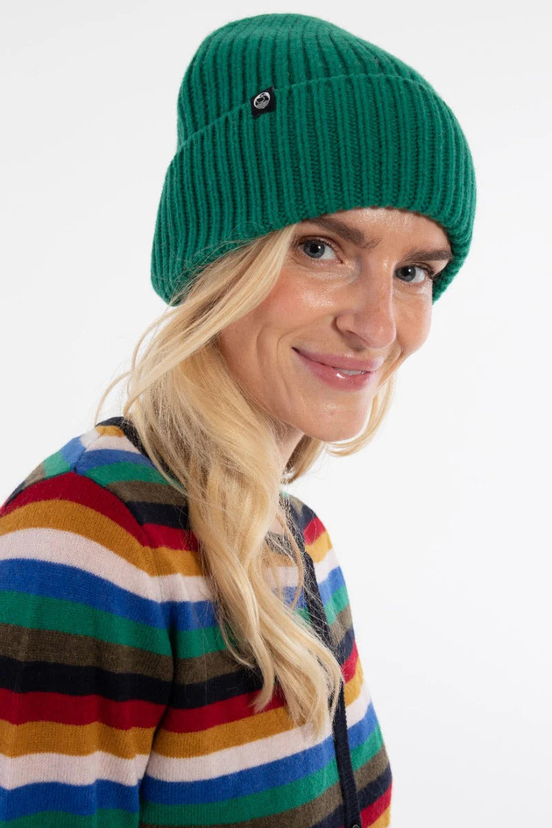 Danefea Danewarm Thoughts Merino Beanie Green