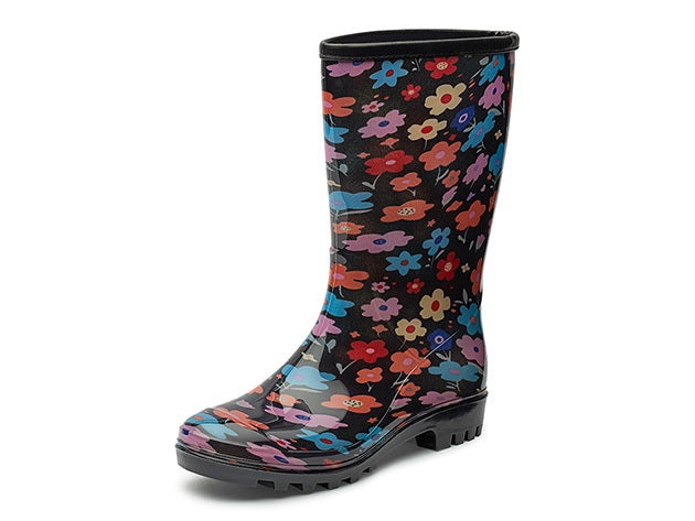 Gevavi Bloe dameslaars met kleurrijke bloemenprint