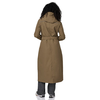 Happy Rainy Days Montreal Brown stijlvolle dames regenjas