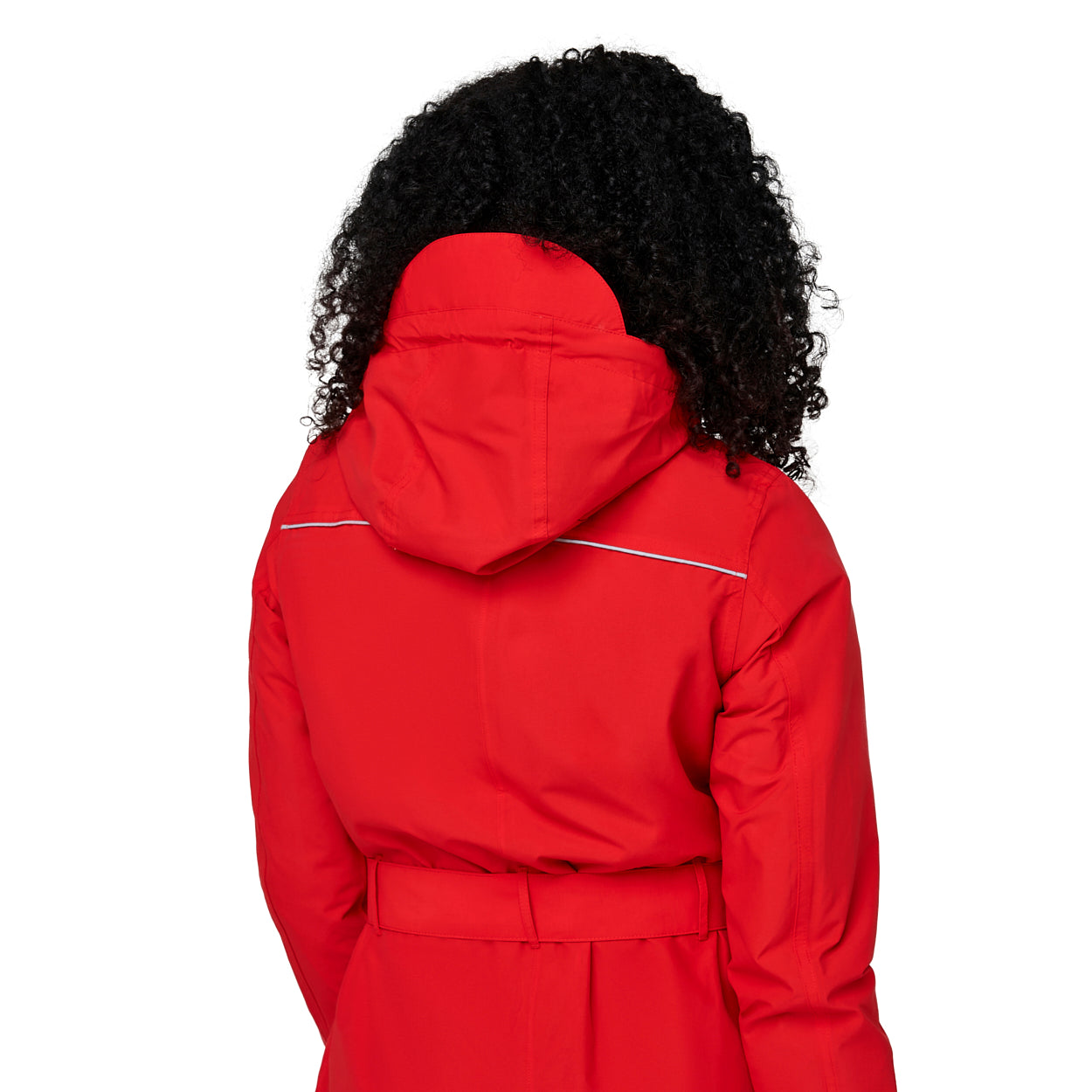 Happy Rainy Days Montreal Rood stijlvolle dames regenjas