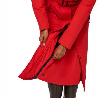 Happy Rainy Days Toronto Rood extra lange damesjas