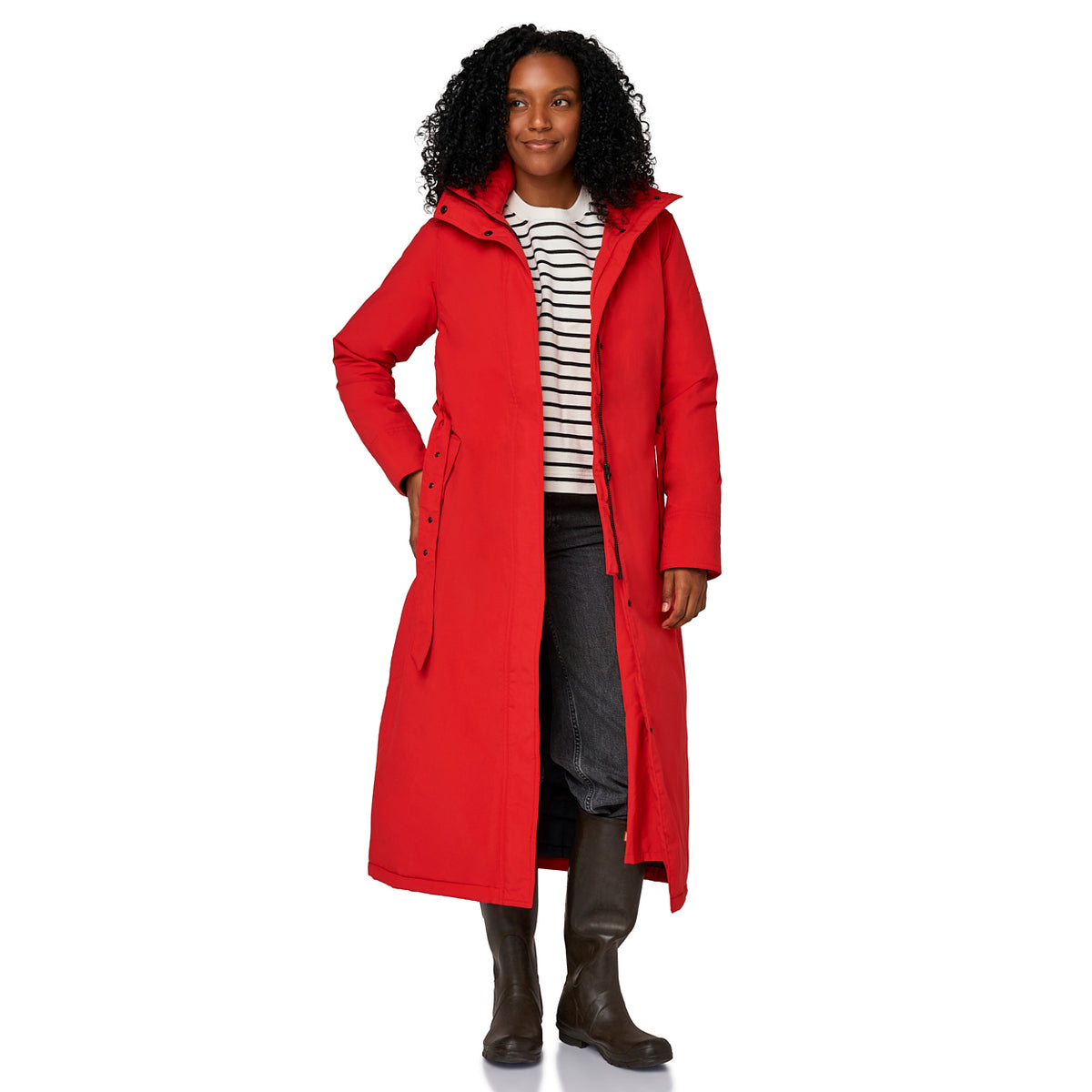 Happy Rainy Days Toronto Rood waterdichte winterjas voor dames