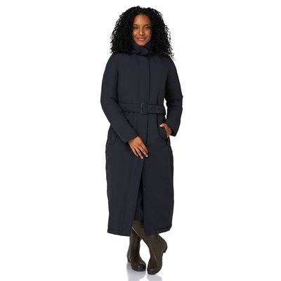 Happy Rainy Days Toronto Zwart extra lange winterjas voor dames