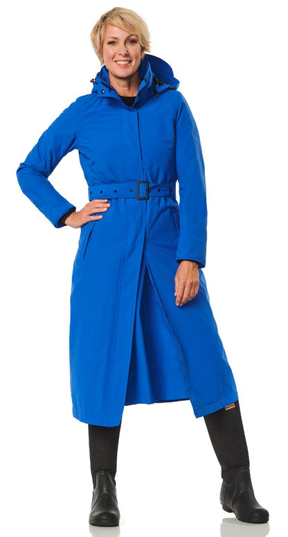 HappyRainyDays-Extra-Lange-Regenjas-Montreal-Blauw-modeldicht