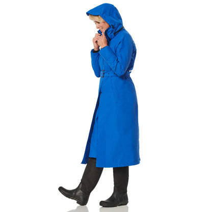 HappyRainyDays-Extra-Lange-Regenjas-Montreal-Blauw-modelzij