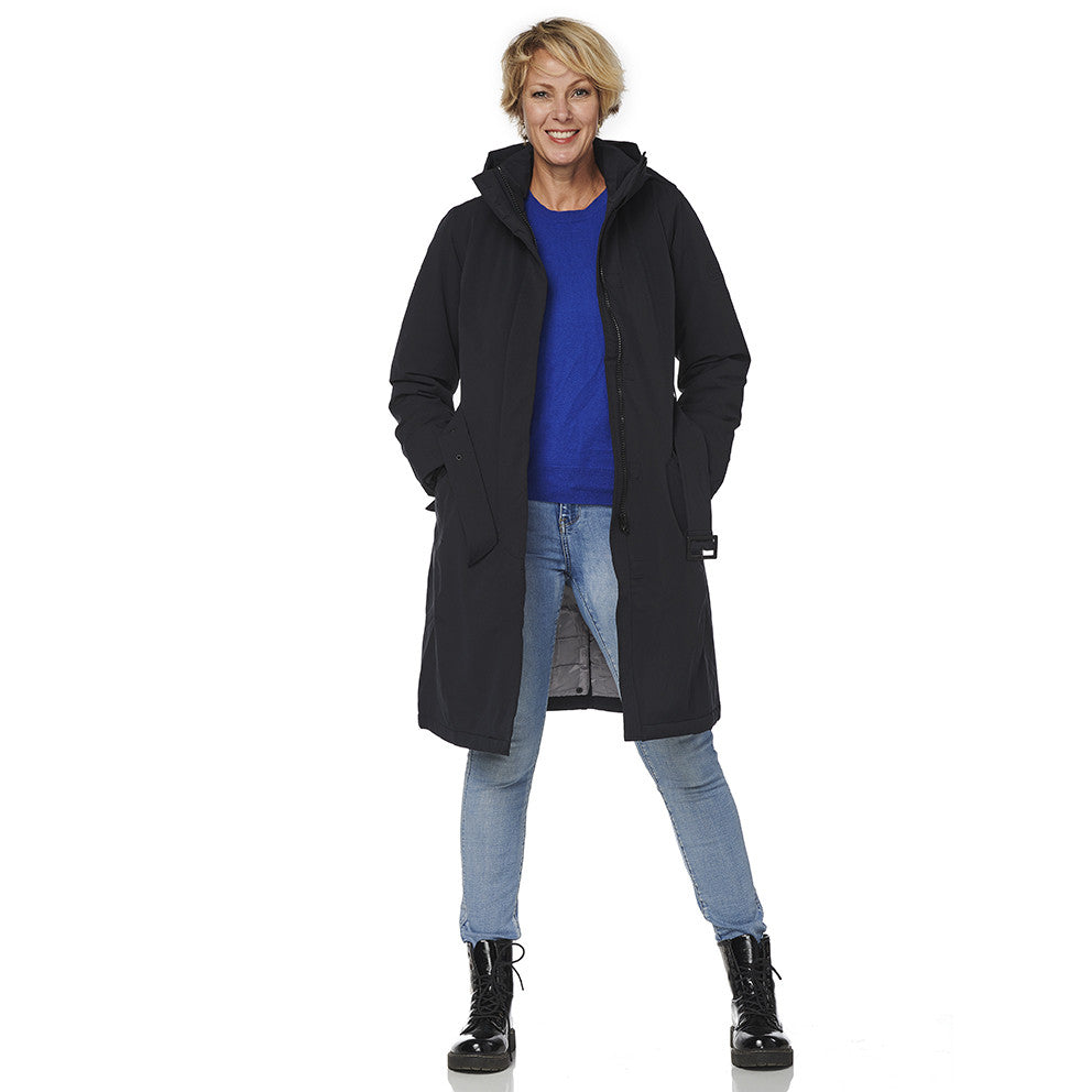 HappyRainyDays-Winterparka-Dames-Calgary-blauw-modelopen