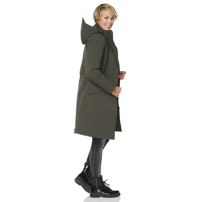 HappyRainyDays-Winterparka-Dames-Calgary-Groen-modelzij