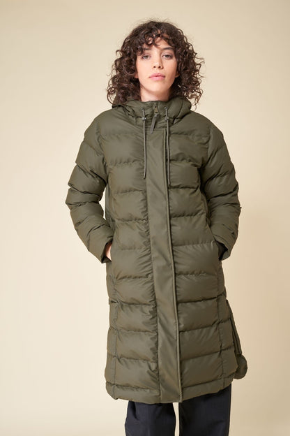 Tanta Lange Damen Puffer Puddle Khaki