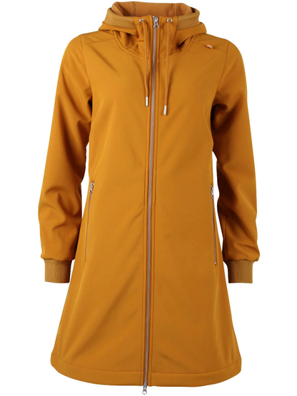 Danefae Softshell Regenjas Danejane Dames Mustard