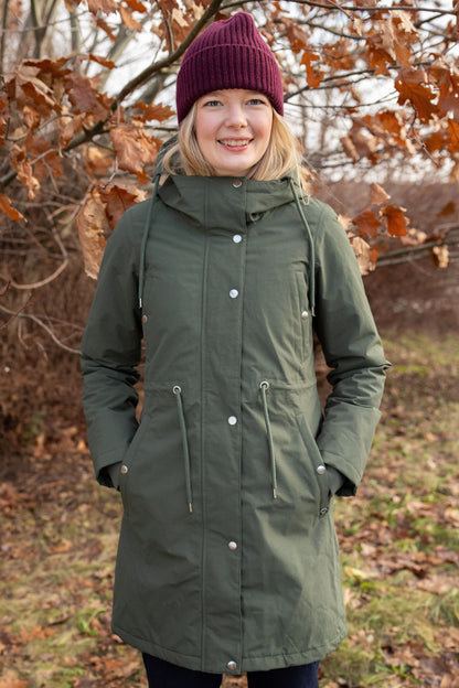 Danefae Winter Raincoat Women Danenora Dark Green 