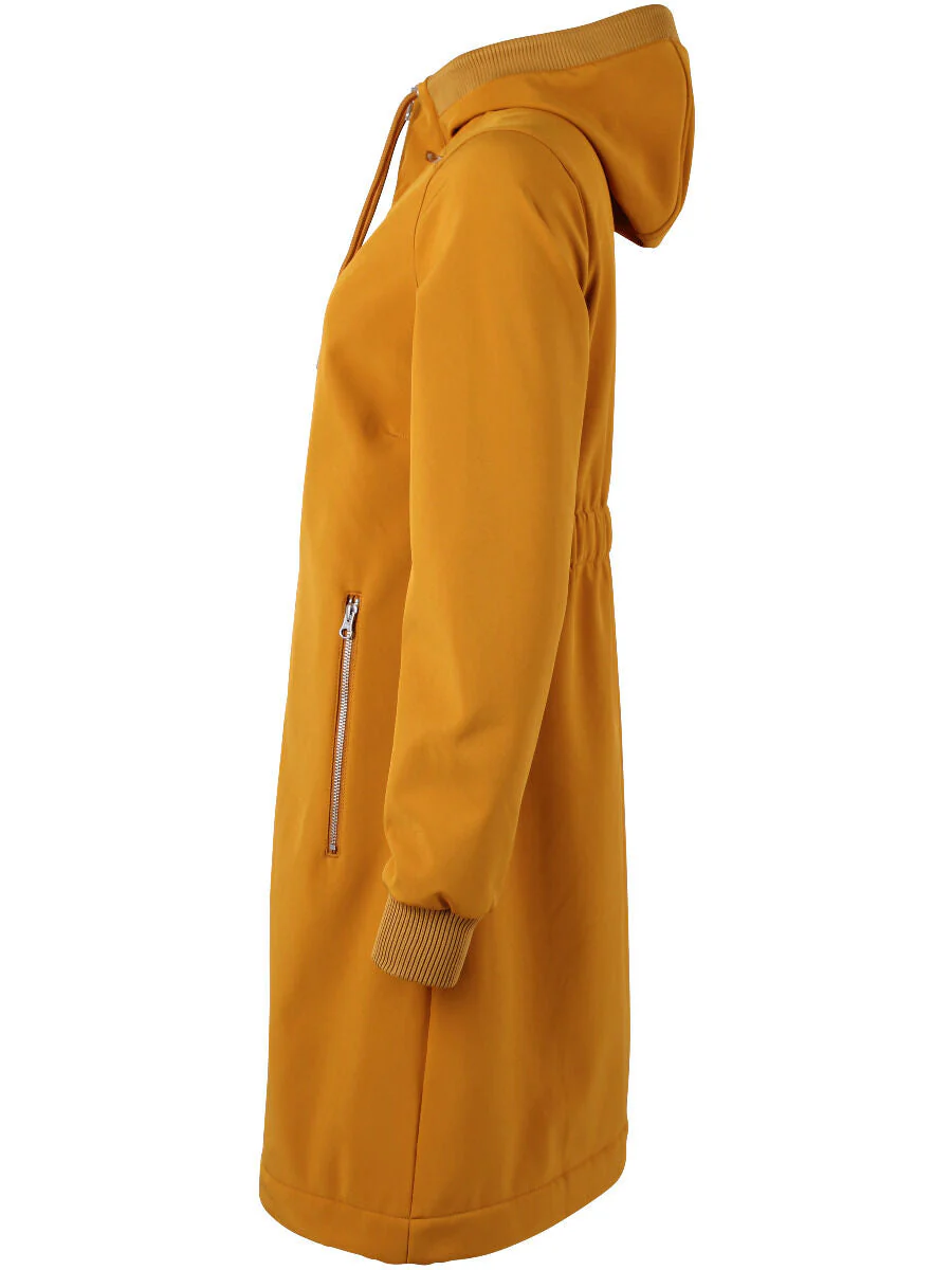 Danefae Softshell Regenjas Danejane Dames Mustard