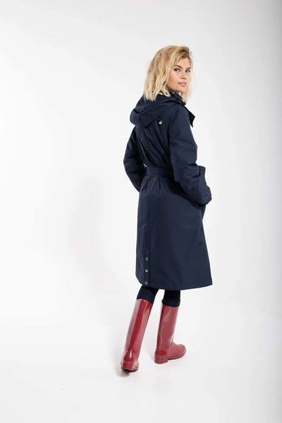 Danefae Winterregenmantel Damen Bornholm Dunkelblau 