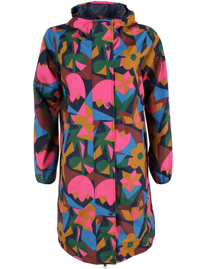 Danefae Edith Regenmantel Damen Dunkelblau Geofleur