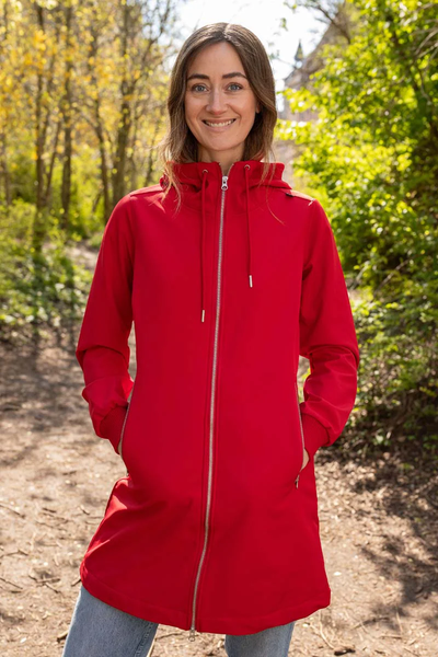 Danefae Softshell Regenmantel Danejane Damen Rot