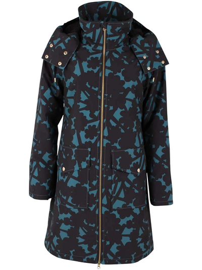Danefae Regenmantel Damen Daneturell Blumendruck 
