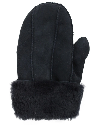 Handschuhe aus Schaffell Marineblau