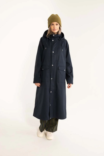 Danefae Regenmantel Damen Danegarden Navy