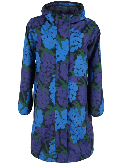 Danefae Edith Regenmantel Damen Dunkelblau Maxiberry