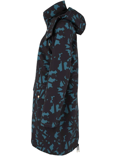 Danefae Regenmantel Damen Daneturell Blumendruck 