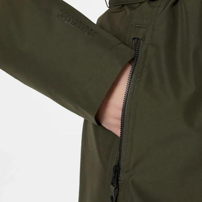 Helly Hansen Trenchcoat Gewatteerd Dames Welsey Groen Laatste maat XS en S