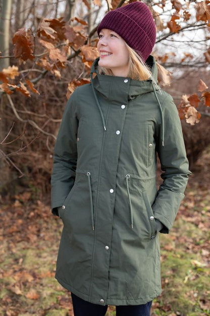 Danefae Winter Raincoat Women Danenora Dark Green 