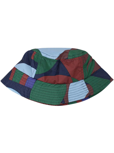 Danefea Bucket Hat Blue Purple Trops