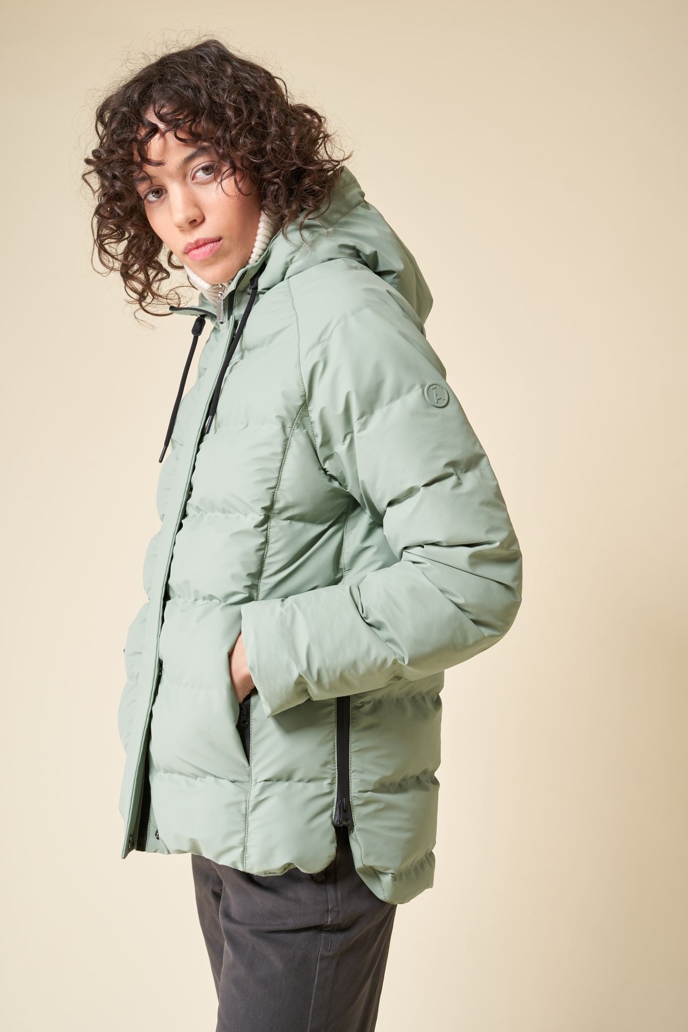 Tanta Damen Puffer Aike Iceberg Green